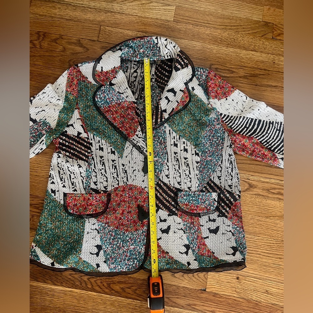T&J Designs Multicolor Patterned Blazer - Picture 9 of 15